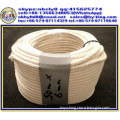 12-18 strand solid braided cotton rope , braided cotton cord , high quality cotton rope